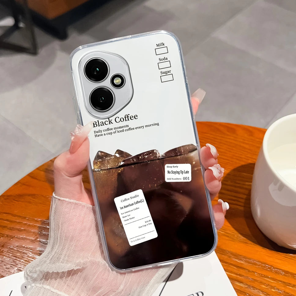 For Honor 400 Pro 5G Case Cute Astronaut Transparent TPU Soft Silicone Phone Back Cover For Honor 400Pro High Quality Funda Capa