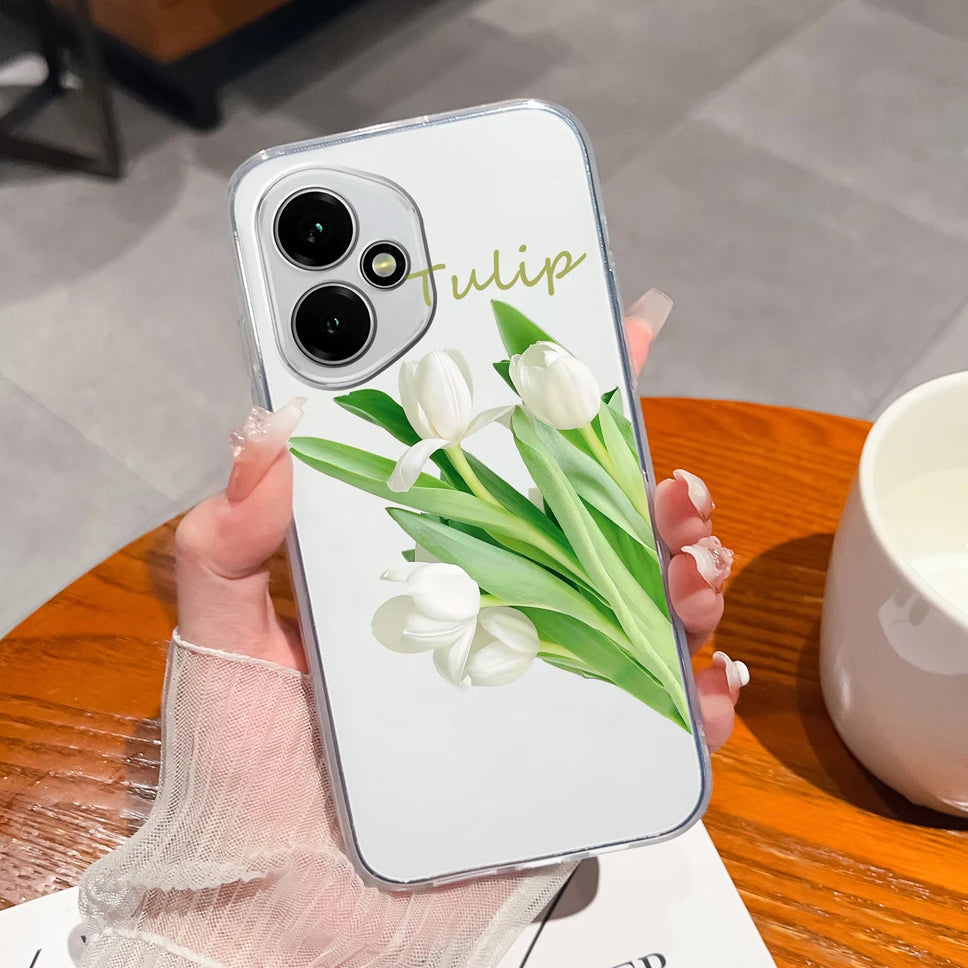 For Honor 400 Pro 5G Case Cute Astronaut Transparent TPU Soft Silicone Phone Back Cover For Honor 400Pro High Quality Funda Capa