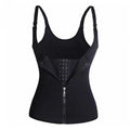 3 Row Buckle Body Shapers Vest Zipper Sleeveless Waist Cinching Corset Beauty Body Abdomen Waist Trainer Shapewear Streetwear