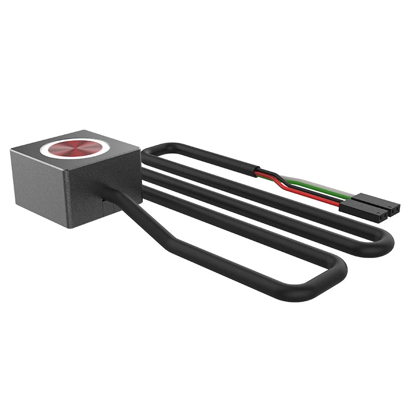 2.0m Desktop power Switch external power switch aluminum alloy magnetic self-reset small and delicate button  metal shell
