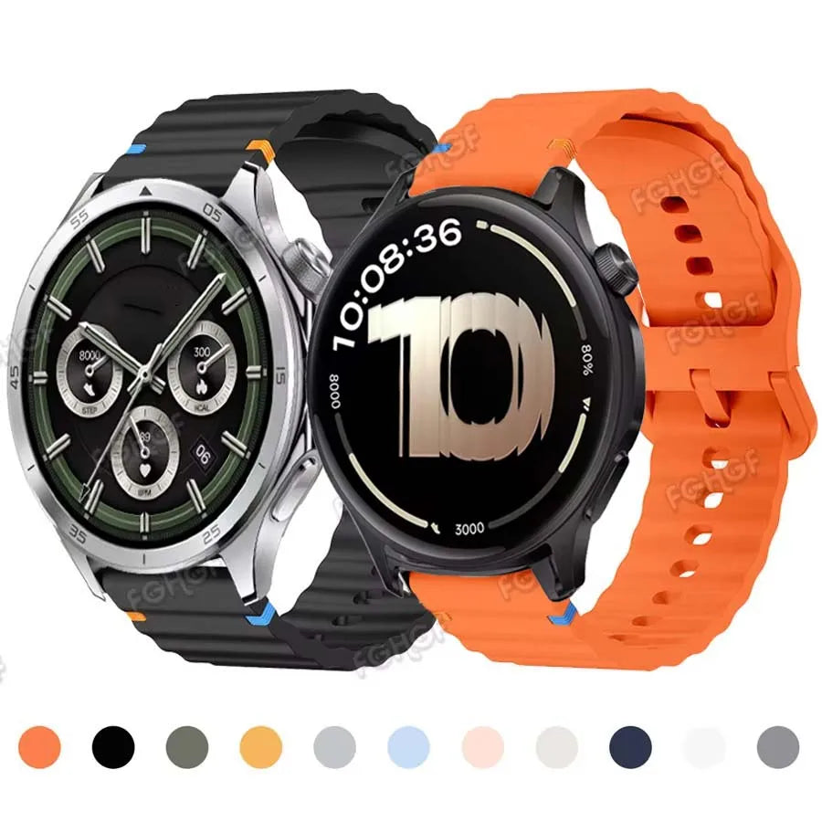 Silicone Strap For OnePlus Watch Lite 3 2R OPPO Watch X2 4 Pro Wristand Bracelet For Realme Watch 3 S Smart Watchband Accessory