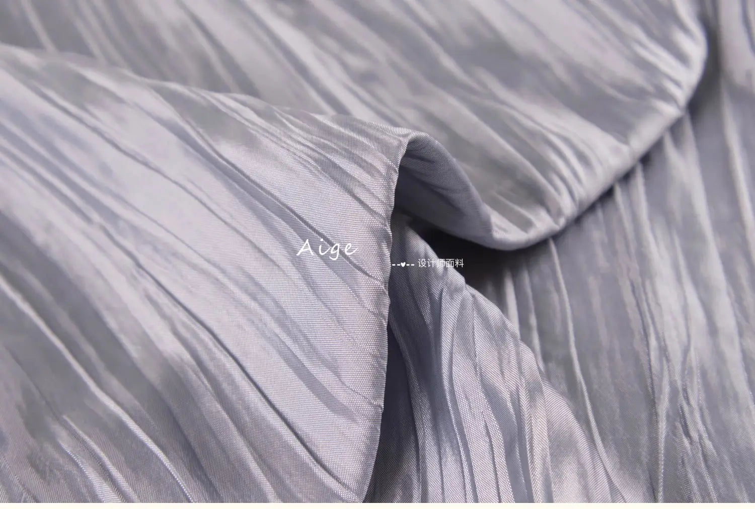 Irregular Pleated Fabric Glossy By Meters for Dress Skirt Shirt Windbreaker Diy Sewing Designer Cloth Soft Comfortable Plain Red