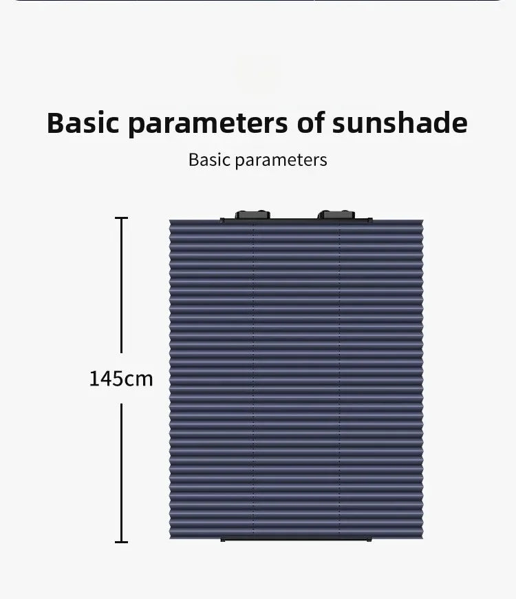 Car Sunscreen Front Block Automatic Folding Insulation Blinds