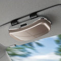Car Sun Visor Glasses Storage Box One-Hand Operation Anti-Scratch Sunglasses Holder Eyeglass Case Sun Visor Car Lenses Holder