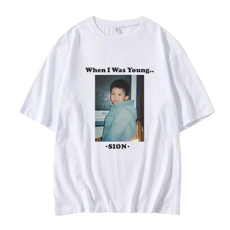 NCTWISH Concert When I Was Young with The Same Loose Summer Fashion Women T-shirt Short-sleeved Round Neck Clothes