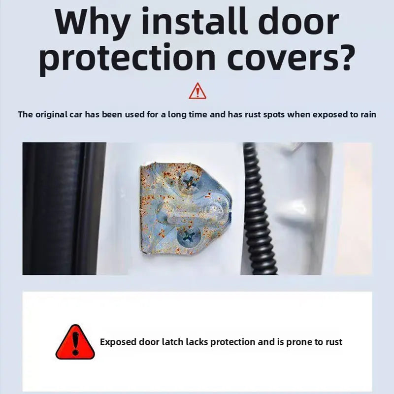 Anti-collision Car Door Lock Protection Cover For Subaru Impreza Forester Outback Legacy Crosstrek XV Leone WRX Solterra Levorg