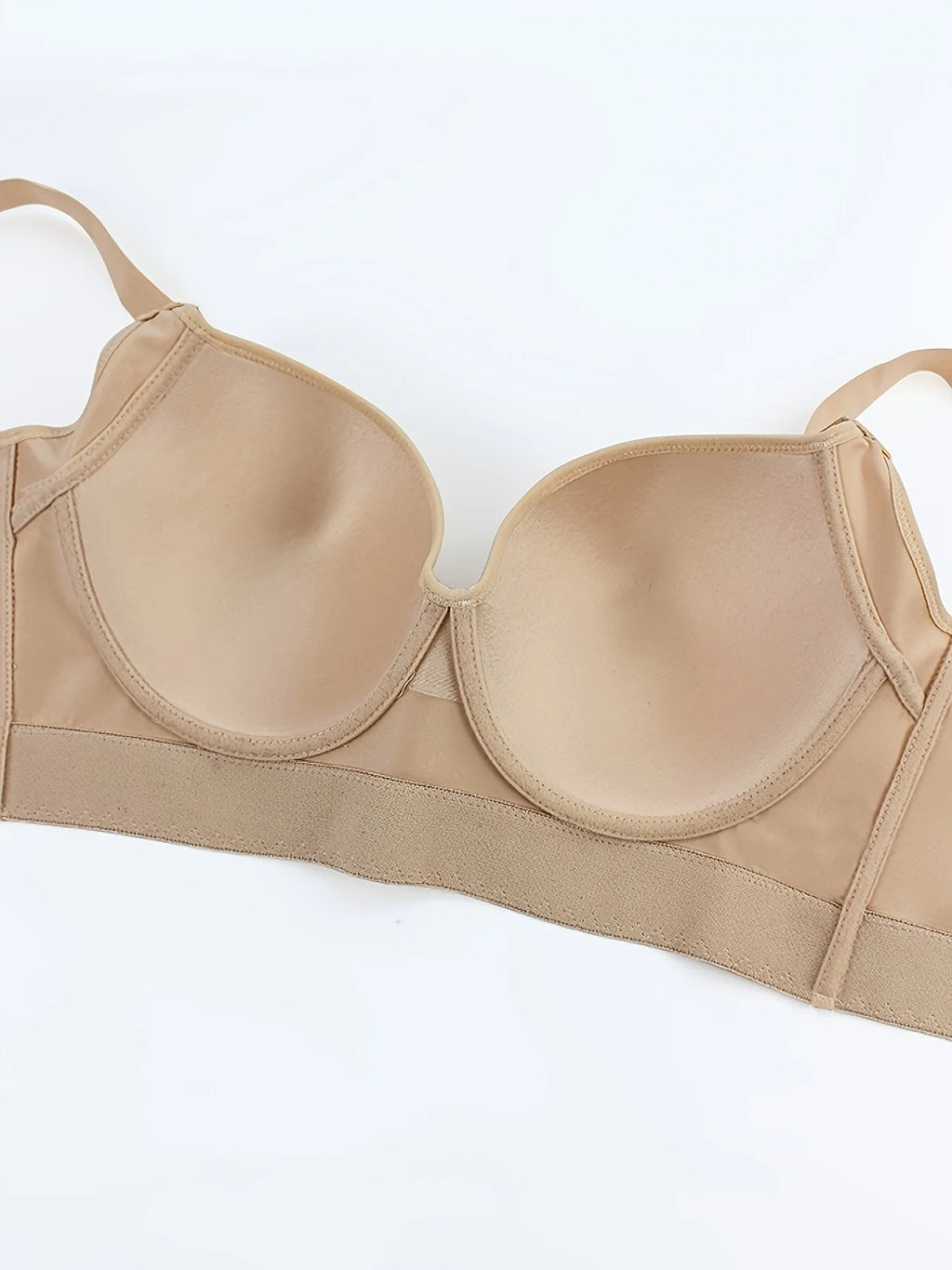 European size of underwear  with steel rims, gathered together to prevent sagging, sporty and beautiful back, deep V-bra