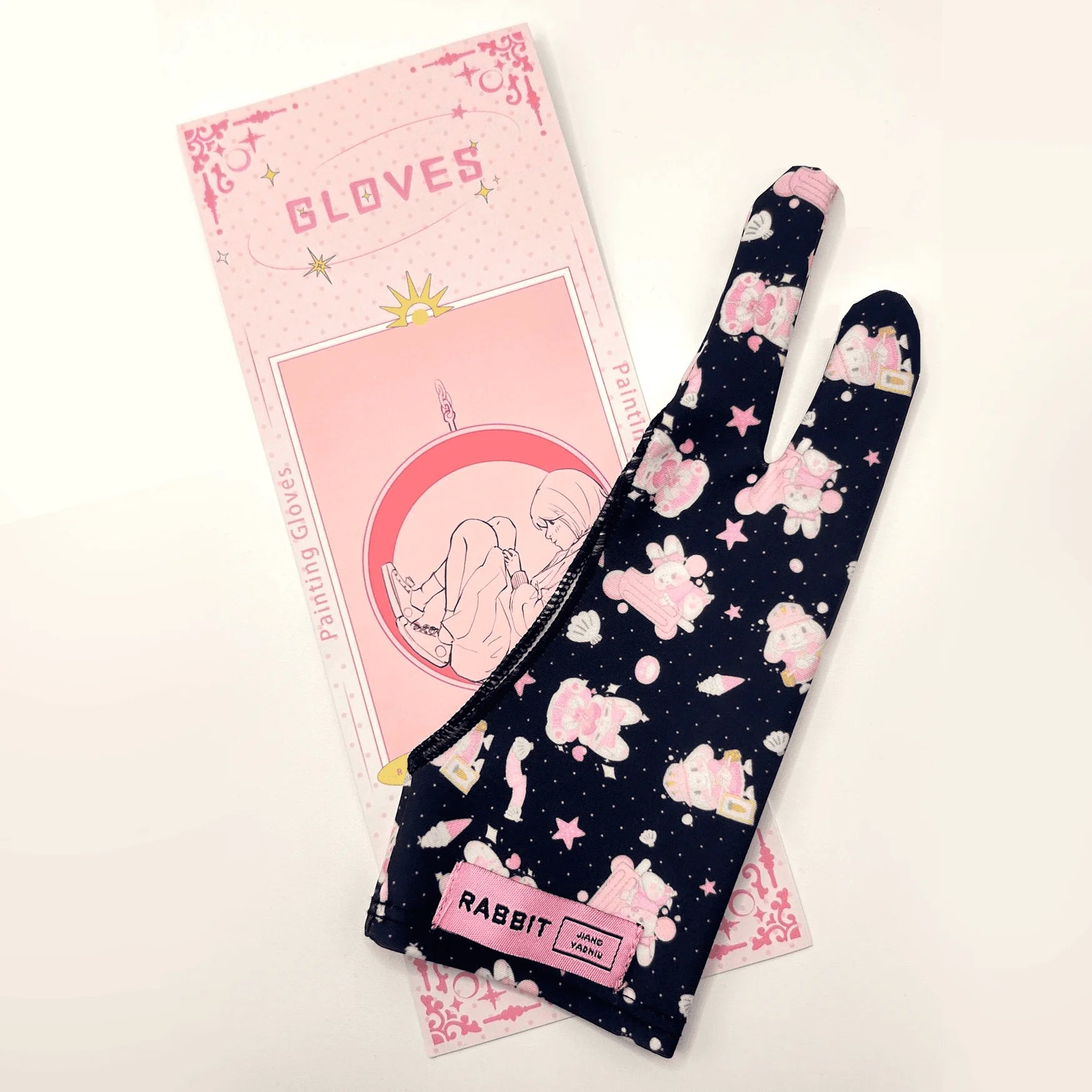 Three-layer Non-slip Glove for iPad/Graphics Drawing Tablet HUION /WACOM/XP-PEN, Drawing Glove for sketching Paiting Art Student