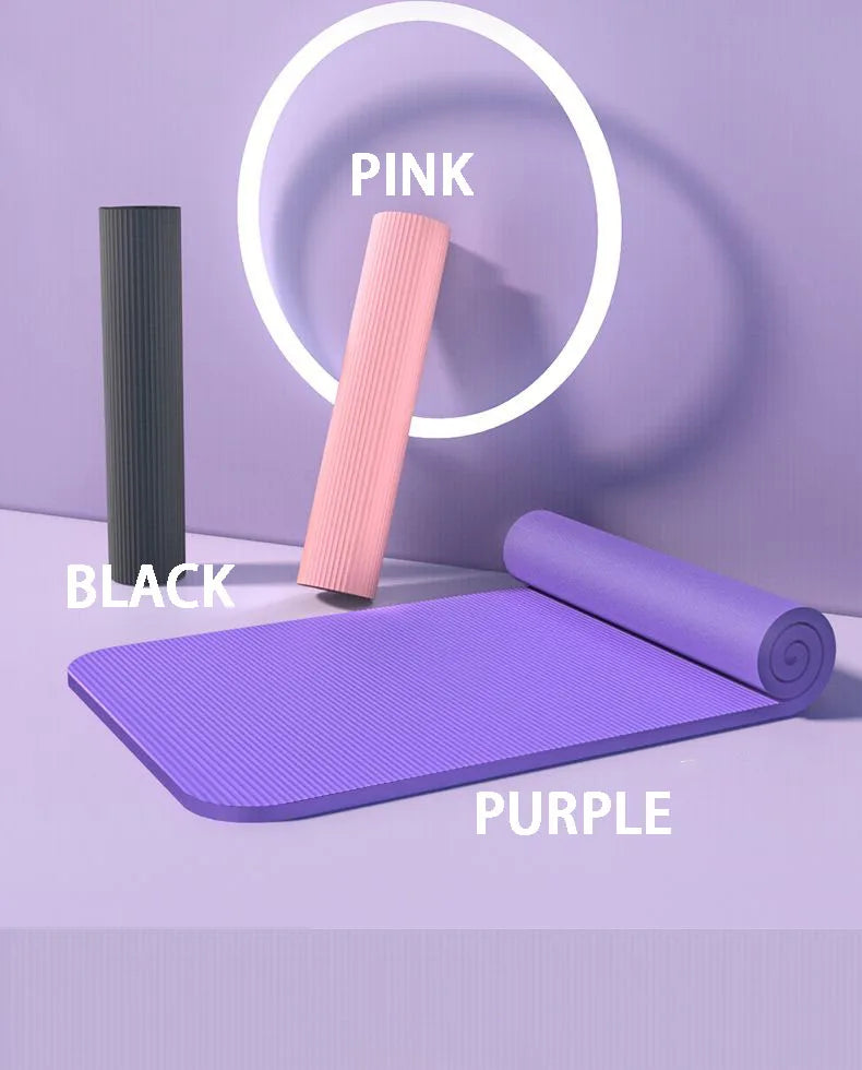 Yoga Mat with A Thickness of 20mm Anti Slip Pilates Fitness Mat Environmentally Friendly Tear Resistant WOMEN'S Yoga Mat