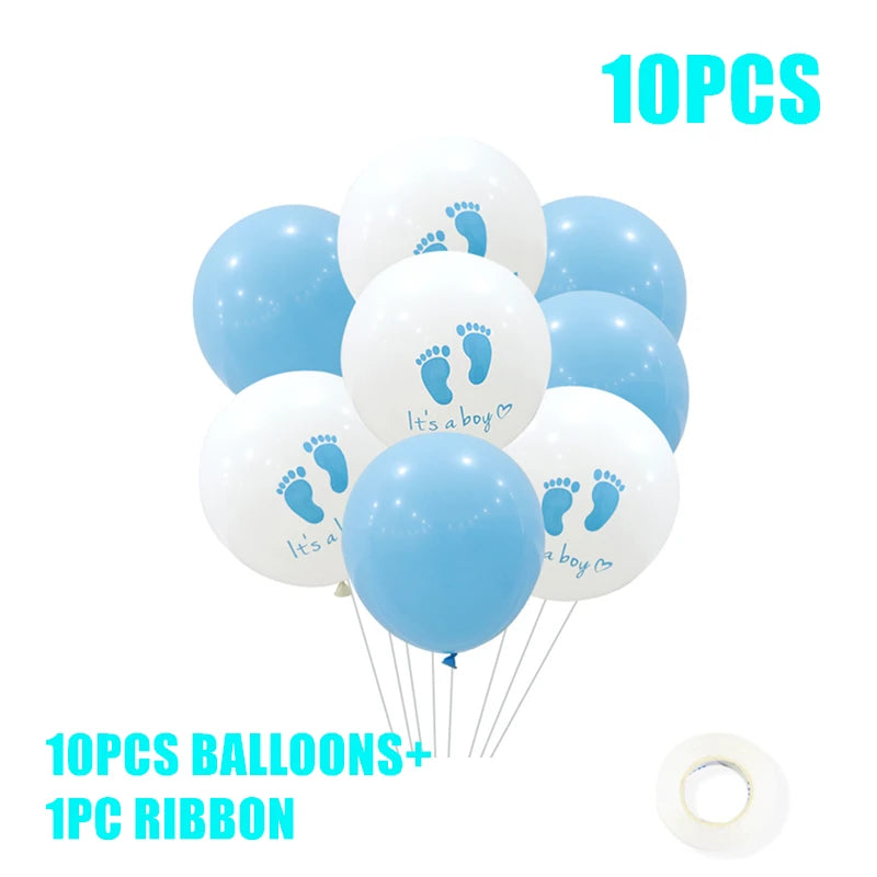 Baby Shower Boy or Girl Balloons Gender Reveal Party Decorations  Baby Boy Shower Decor