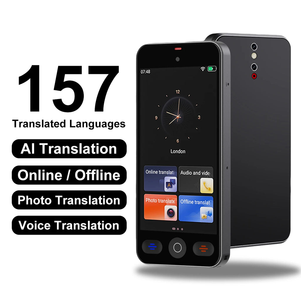 Language Translator Offline Voice Photo Translation WiFi Portable Translator 142 Languages Translator Device for Travel Business