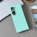 Luxury Matte Phone Case for Samsung Z Fold 6 5 4 3 5G Fold6 Fold5 Fold4 Fold3 Hinge Shockproof Protective Macaron Color PC Cover