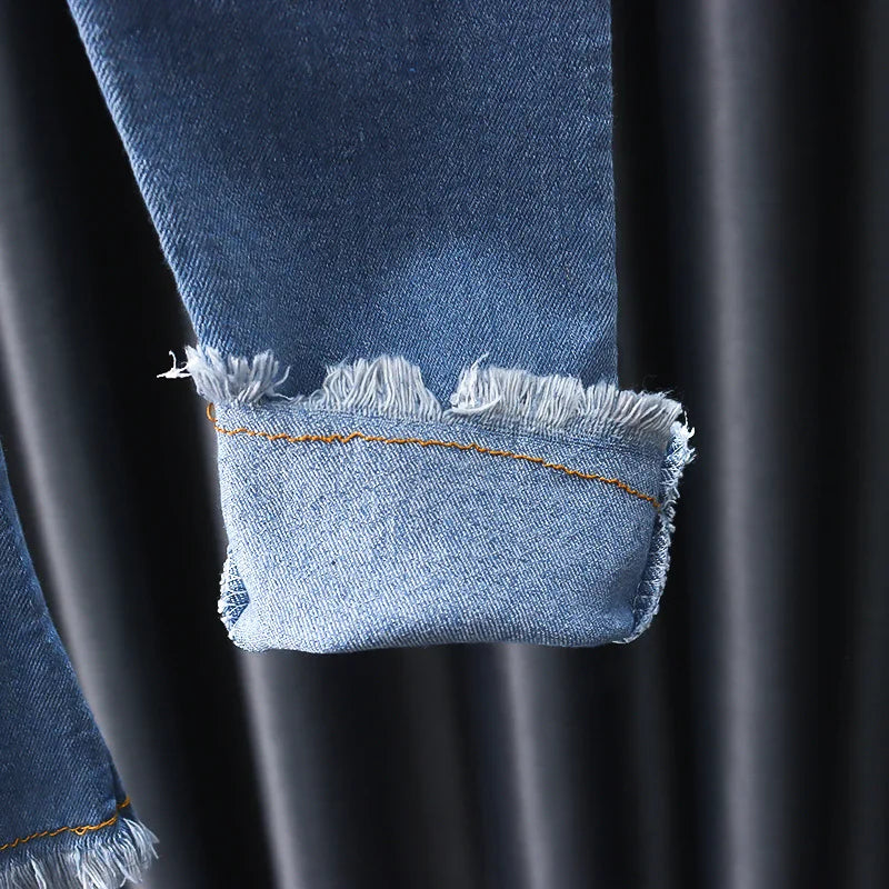 Kids Girls' Pants New Children's Denim Flared Pants Baby Casual Fashionable Stylish Stretch Denim Trousers