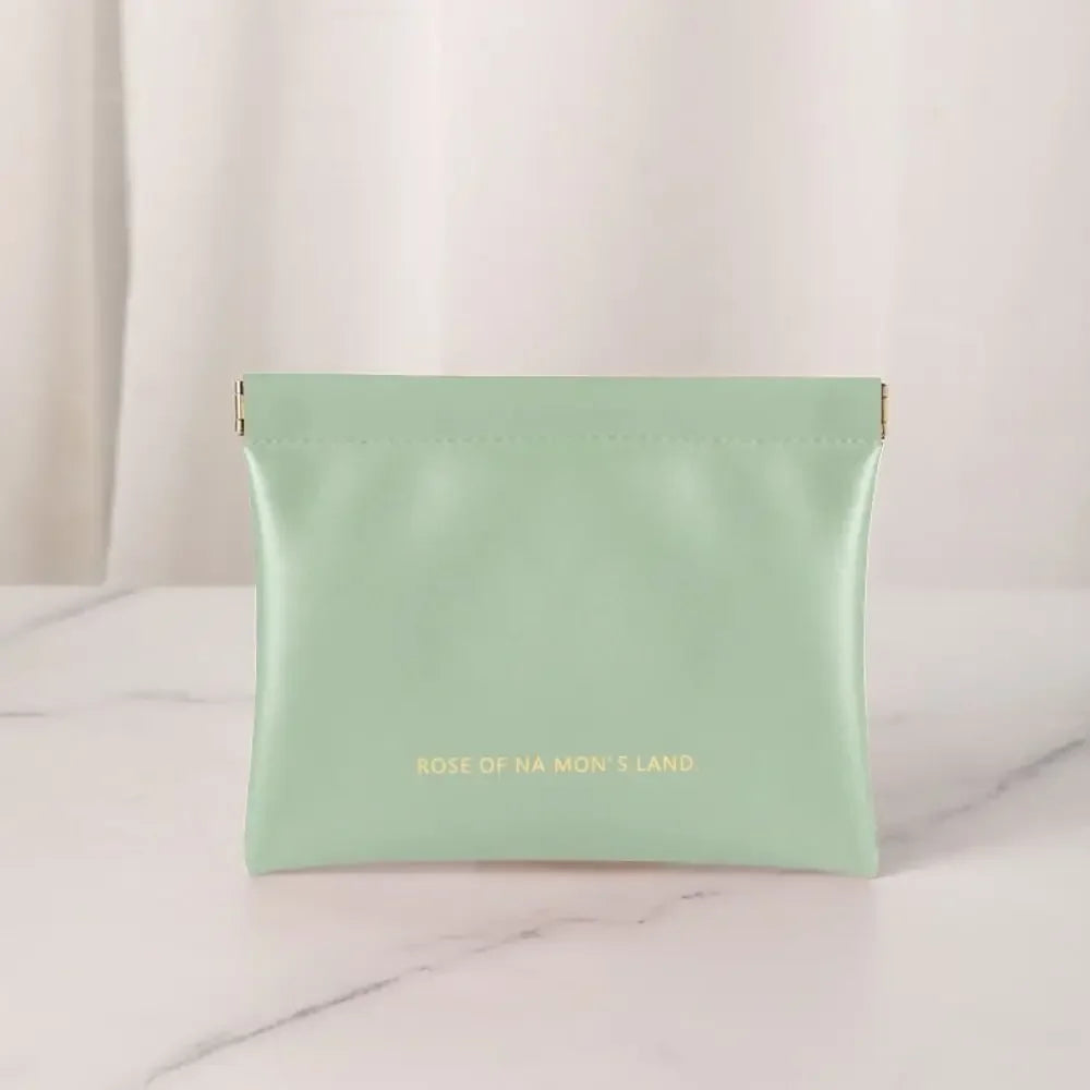 Fashion Simple Lipstick Makeup Bag Portable PU Cosmetic Organizer Pouch Travel Mini Storage Bag for Women Girls