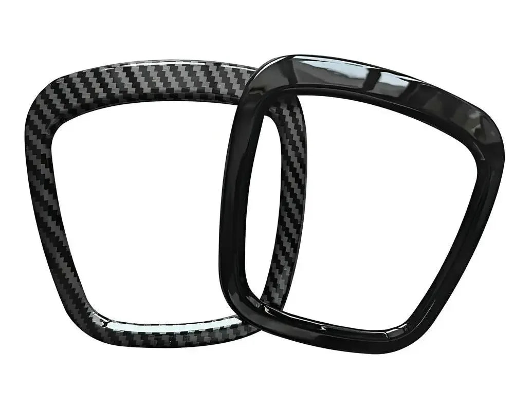 1Pcs For Audi A4 B6 B7 B8 A6 C6 A5 Q7 Q5 A3 8P S3 ABS Auto Steering Wheel Center Panel Logo Frame Decorative Circle