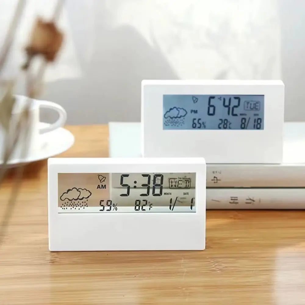 Digital Display Digital Clock Electronic Design Multifunction Features Desk Clock Decoration Style Study Design Table Clock