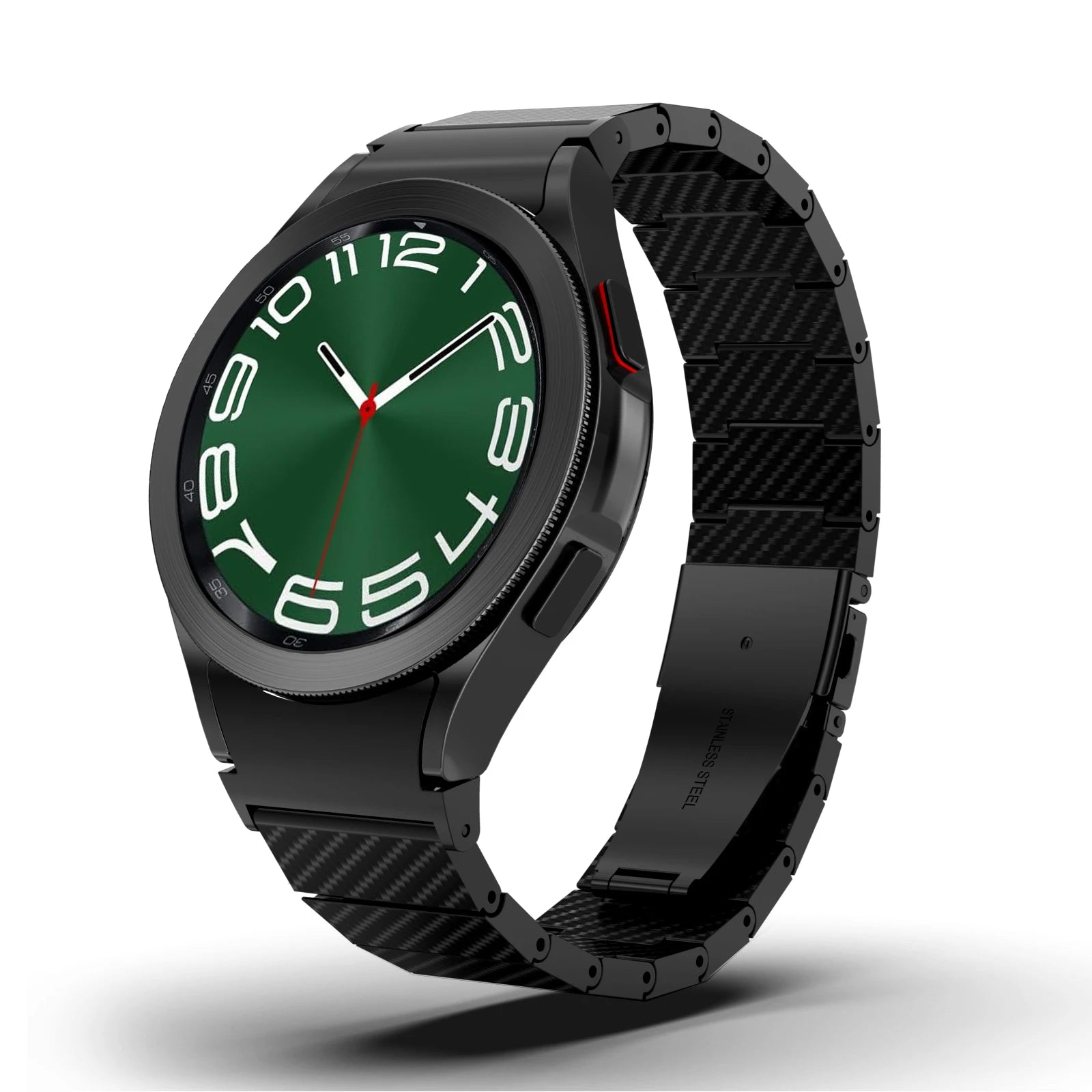 Luxury Carbon Fiber Band For Samsung Galaxy Watch 7 6 5 4 40mm 44mm Bracelet For Galaxy 5Pro 45mm 4 6 Classic 43 47mm 46mm Strap