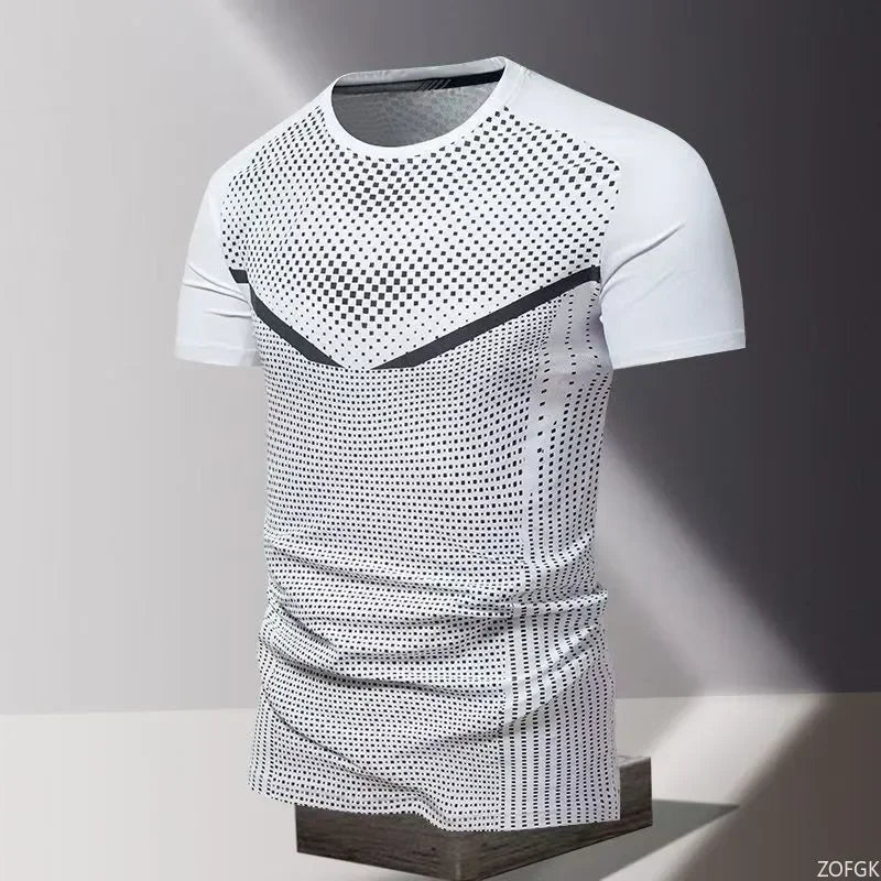 2026 Summer Quick Drying Clothes 3D Printed Men's T-shirt, Oversized Loose Round Neck Short Sleeved Shirt
