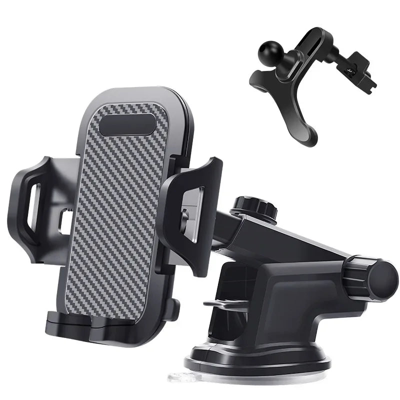 Multifunctional Car Phone Holder Navigation Frame Suction Cup Air Outlet Mount for Vehicle Dashboard Car Holder