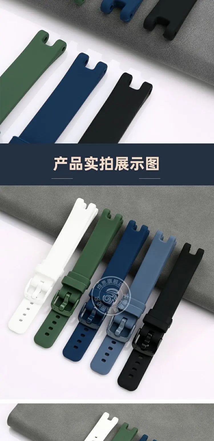 Genuine leather fashionable watch strap  for Garmin Lily series smart sports watch temperament wrist strap watch chain for women