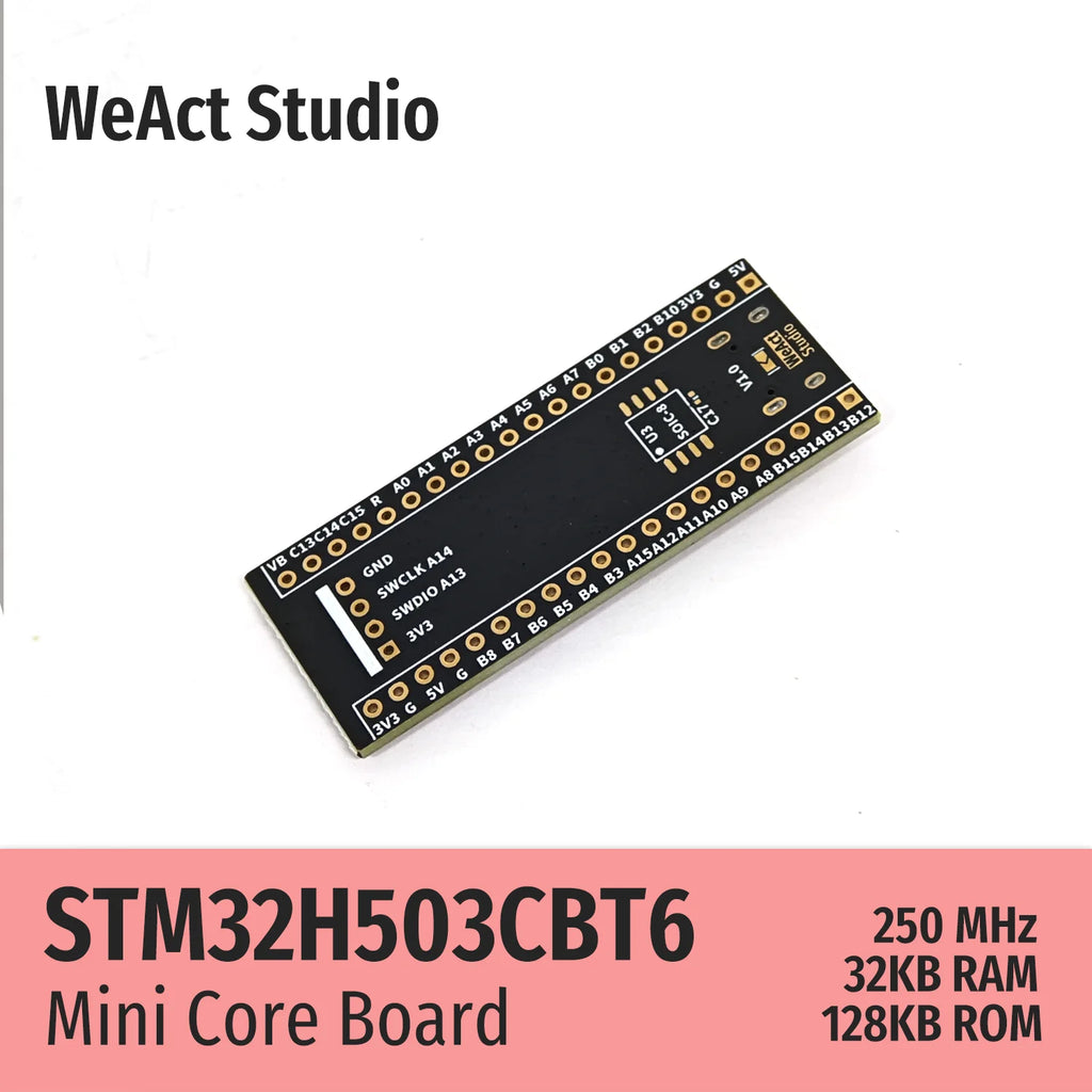 WeAct STM32H503CBT6 STM32H503CB STM32H503 STM32H5 STM32 Core Board Demo Board