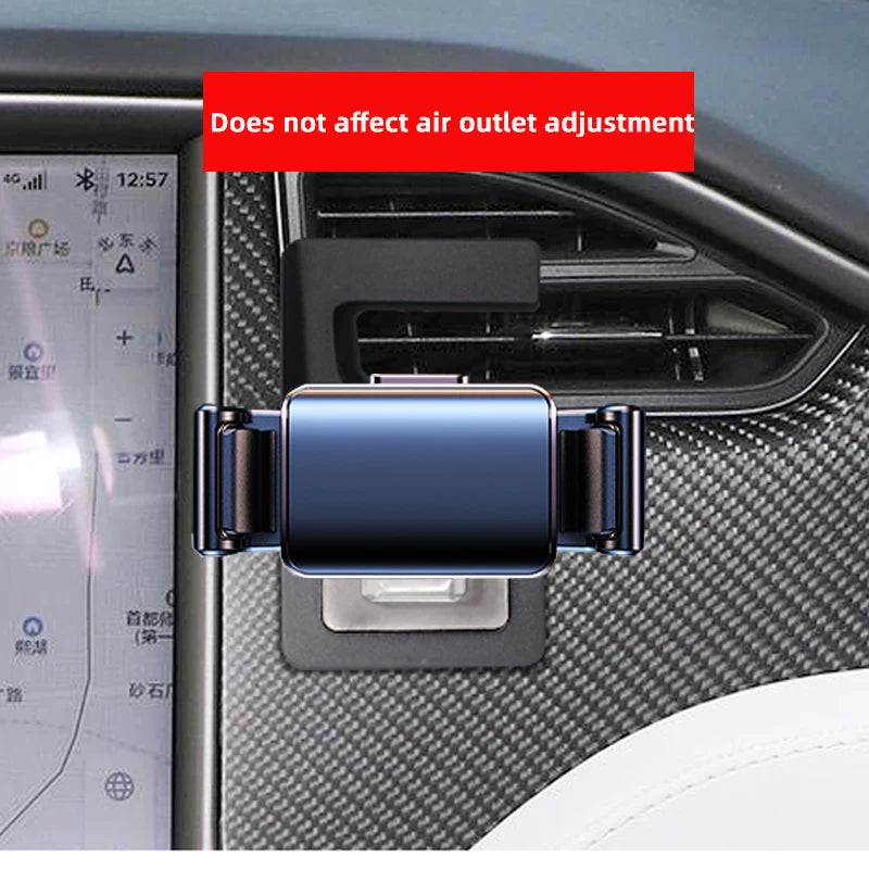 Car Phone Holder For Tesla Model S 2014-2021 Model X 2016-2021 Special Fixed Bracket Base Wireless Charging Interior Accessories