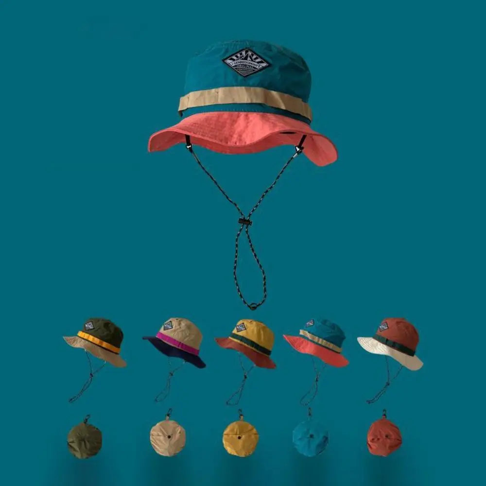 Leisure Vacation Quick-drying Fisherman Hat Visor Sunscreen Bucket Hat Waterproof Anti-UV Packable Hat Summer