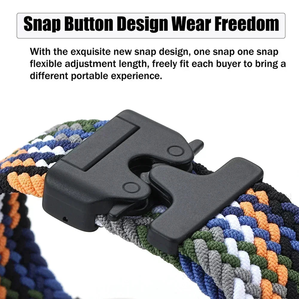 20mm 22mm Straps For Galaxy Watch 7/FE/6/5/pro/4/Classic/active 2/Gear s3 Parachute Bracelet correa Huawei watch GT 2 3 4 5 Band