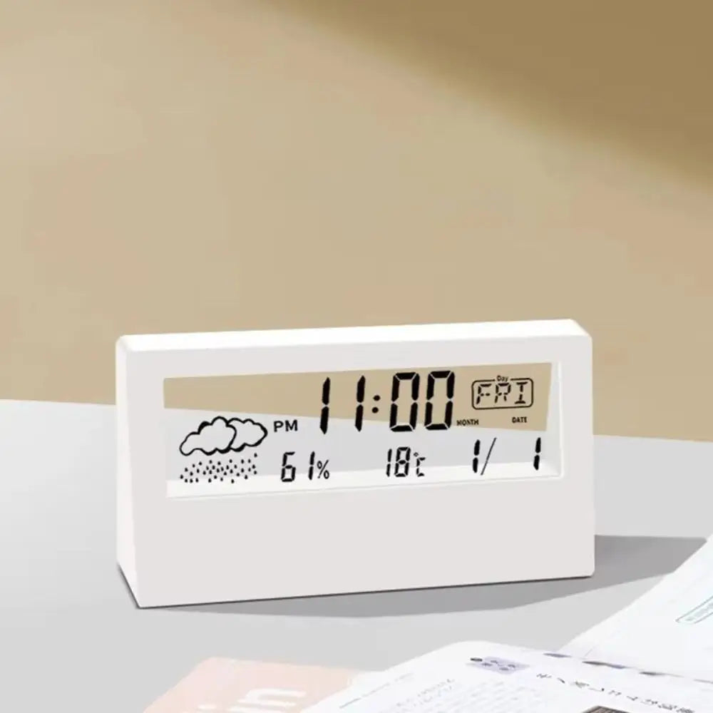 Digital Display Digital Clock Electronic Design Multifunction Features Desk Clock Decoration Style Study Design Table Clock