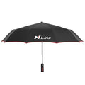 Car Automatic Folding Windproof Sunshade Umbrella For Hyundai N Line N Performance Grand Santafe Tucson Solaris Auto Accessories