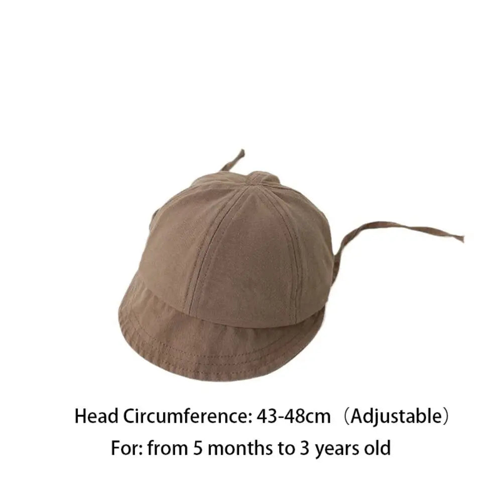 Simple Peaked Cap Baby Hat Sunscreen Spring Summer Baby Baseball Hat Cotton Sunshade Hat Girl Boy Sun Hat for Newborn