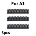 Nozzle Brush For Bambu Lab A1 Wiper Silicone Brush Hotbed Mounted Scrubbers For Bambu A1 Mini Cleaning Tool 3D Printer Accessory