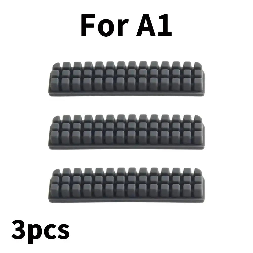 Nozzle Brush For Bambu Lab A1 Wiper Silicone Brush Hotbed Mounted Scrubbers For Bambu A1 Mini Cleaning Tool 3D Printer Accessory