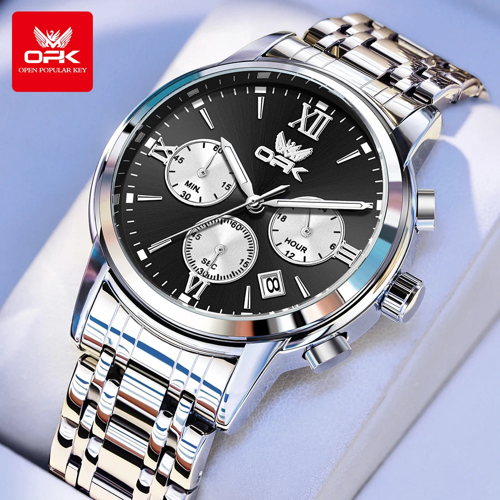 OPK 6047 Multifunctional chronograph with calendar quartz watch