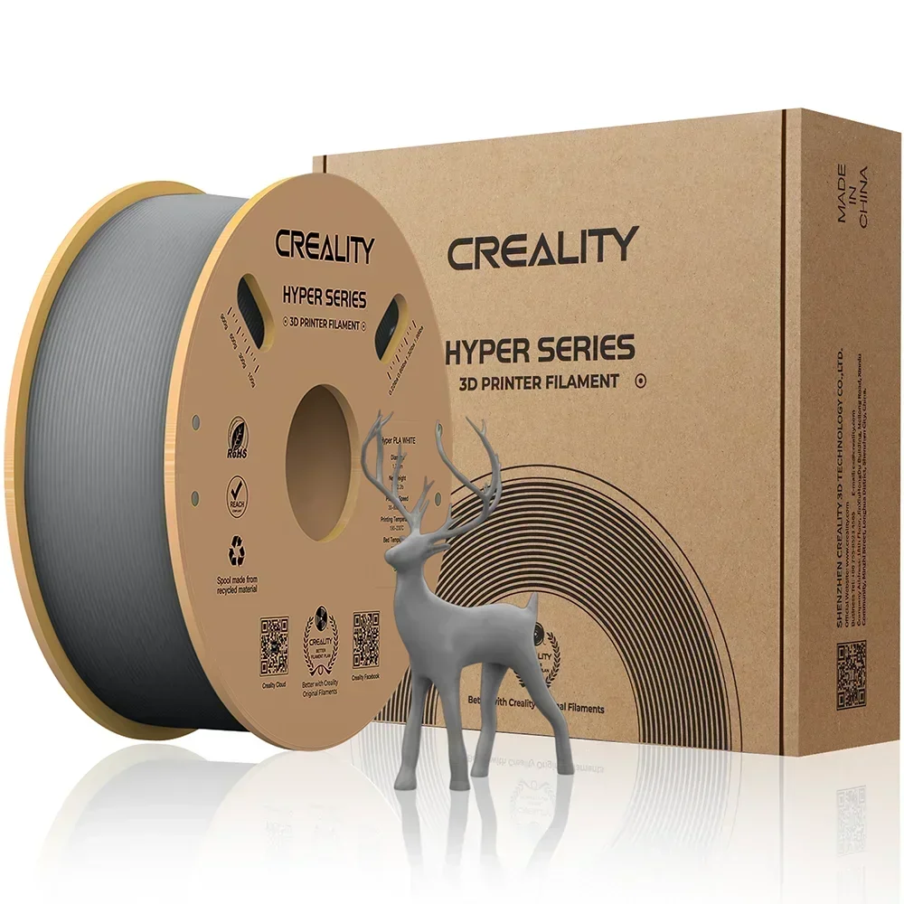 Creality Hyper PLA Filament 1KG High Precision Faster Cooling Better Fluidity Non-toxic Moisture Resistance For FDM 3D Printer