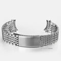 Curved End Stainless Steel Bracelet for Omega Replacement Wristband for Seamaster 18mm 19mm 20mm Men Women Watch Strap Accessory
