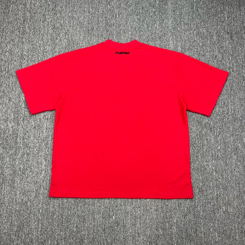 American High Street Trend Mertra T-shirt High-quality Cotton Casual Short-sleeved Top