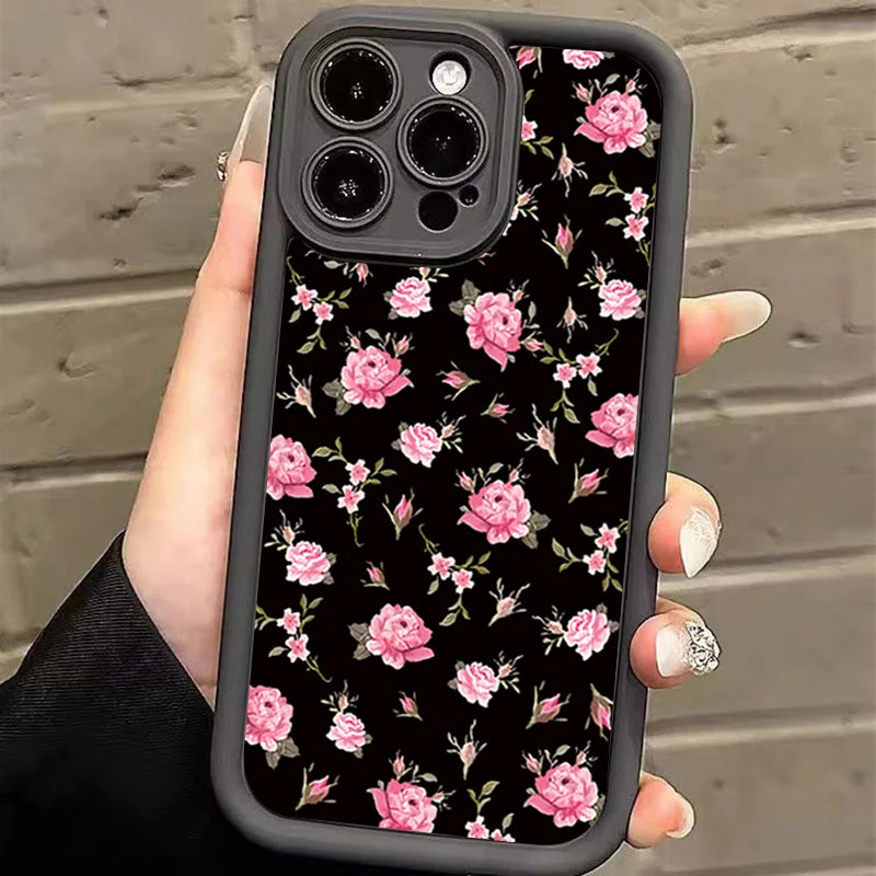 Soft Pale Little Flower Phone Case for Xiaomi Redmi Note 13 Pro Plus 5G 12S 11S 10S 9 10 11 12 Redmi 12C 13C 10C 12 4G Cover