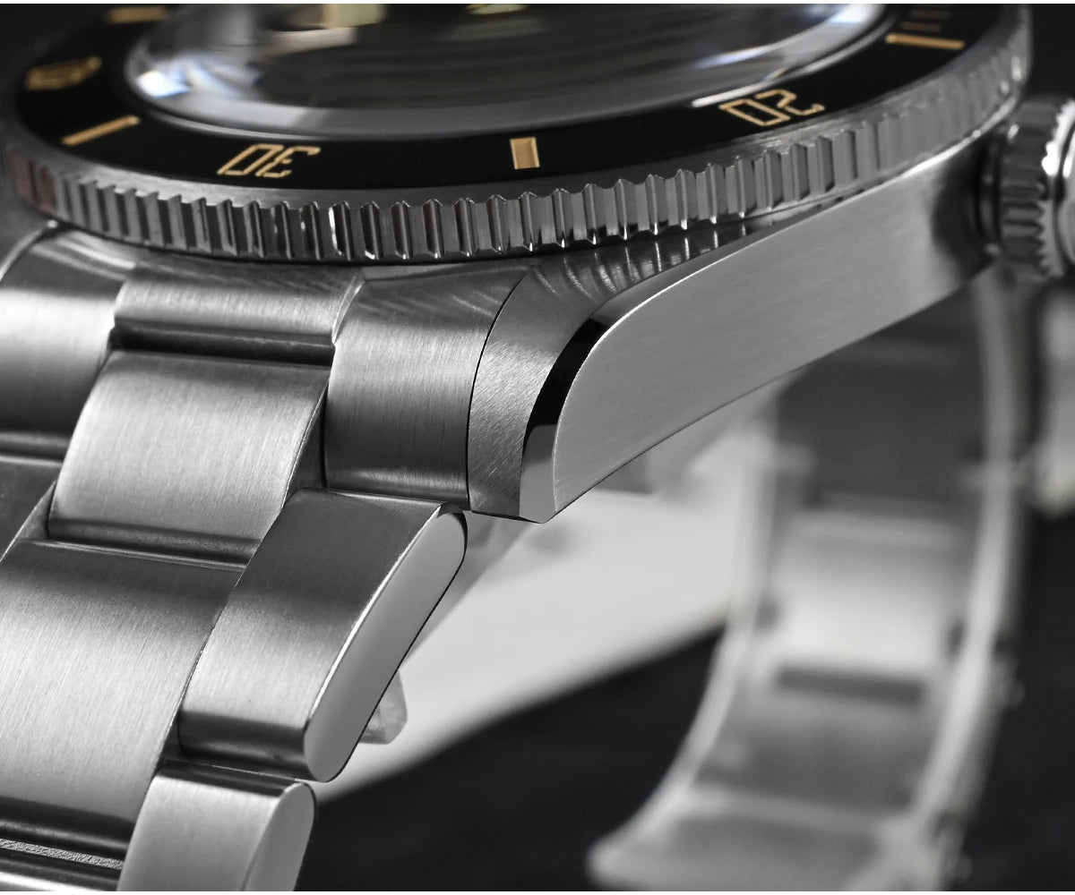 San Martin 40mm Vintage Diver Luxury Men Wristwatch Brand Classic BB58 PT5000 Automatic Mechanical Watches Sapphire 20Bar SN0008