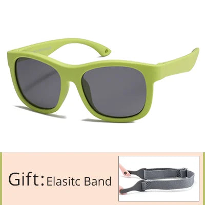 Ralferty Flexible Newborn Children's Glasses Sunglasses Girl Boy Polarized UV400 Protection 0-2 Years Baby Infant Shades Oculos