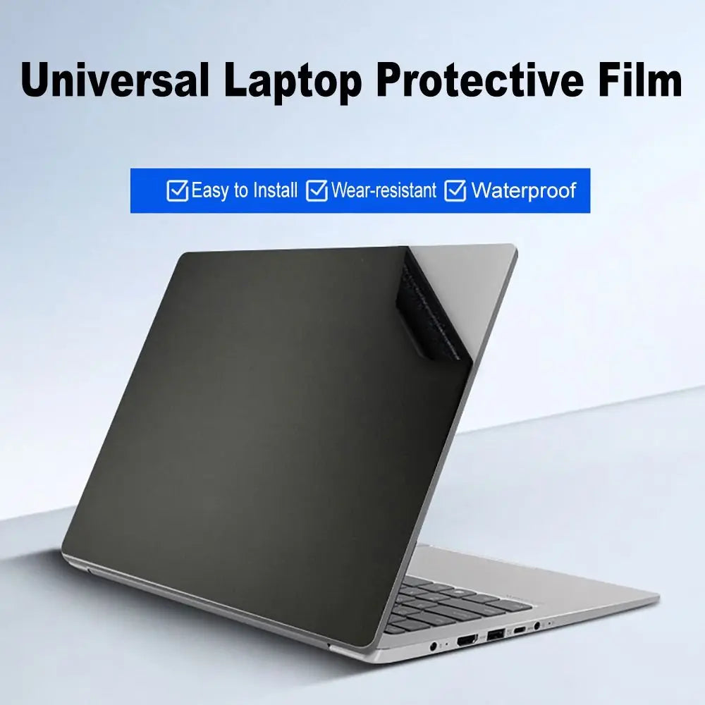 2pcs Universal Laptop Shell Skin Protective Film 10-17 inch Notebook Computer Body Self Adhesive Cover Matte PVC Waterproof