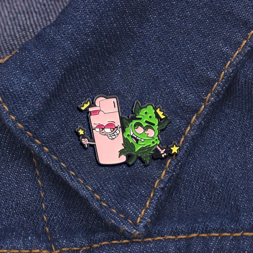 Cartoon Comedy Anime Enamel Brooch Cute Funny Backpack Badge Lapel Pin Cosplay Jewelry Accessories Props Gift For Friends