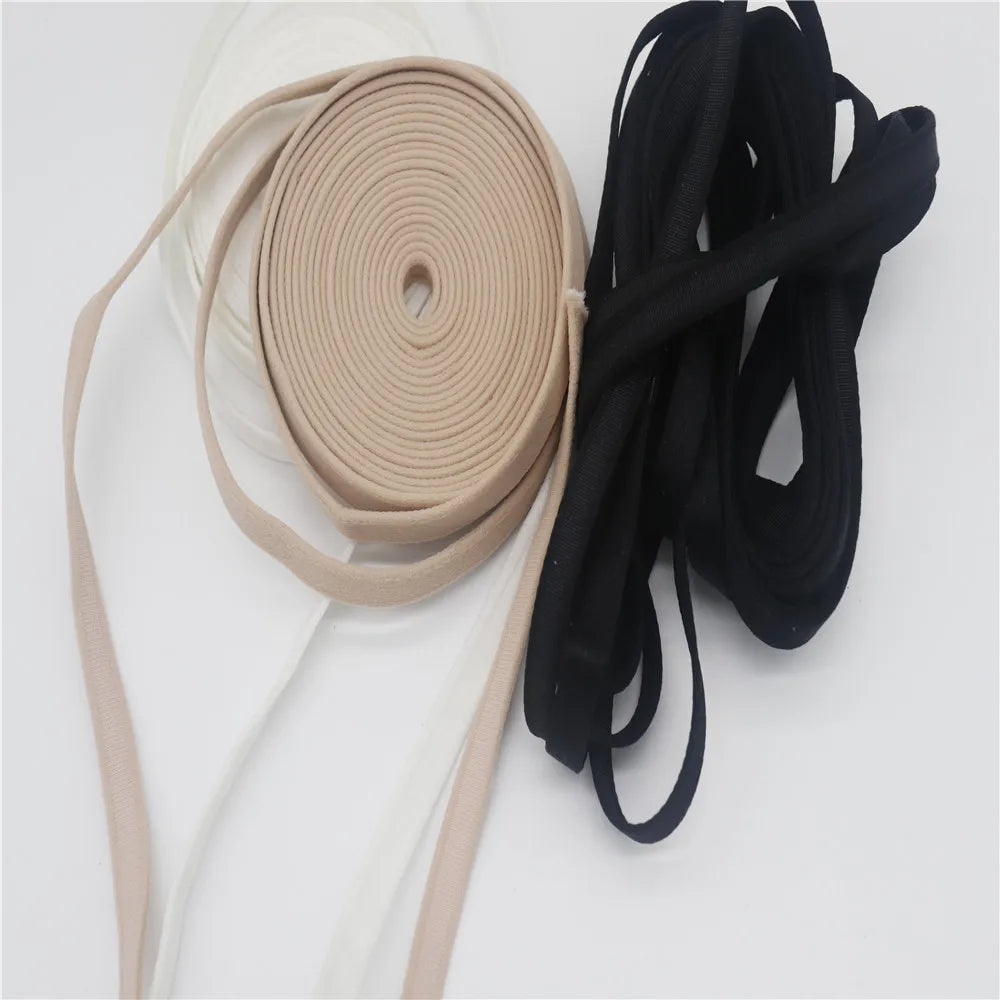 UNDERWIRE REPLACEMENT BRA COVER BAND RIBBON 5 YARDS DIY UNDERWEAR RING BINDING FABRIC BAND