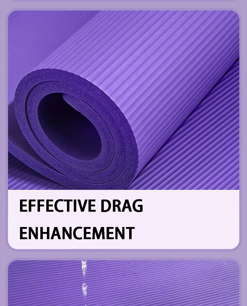 Yoga Mat with A Thickness of 20mm Anti Slip Pilates Fitness Mat Environmentally Friendly Tear Resistant WOMEN'S Yoga Mat