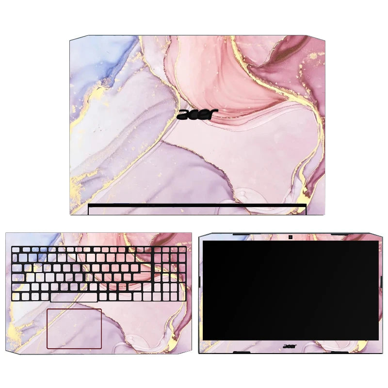 Laptop Skins for Acer Nitro 5 AN517-52 54 42 55 AN515-57 58 Vinyl Stickers AN16-41 51 AN515-54 55 56 44 45 46 47 Custom Film