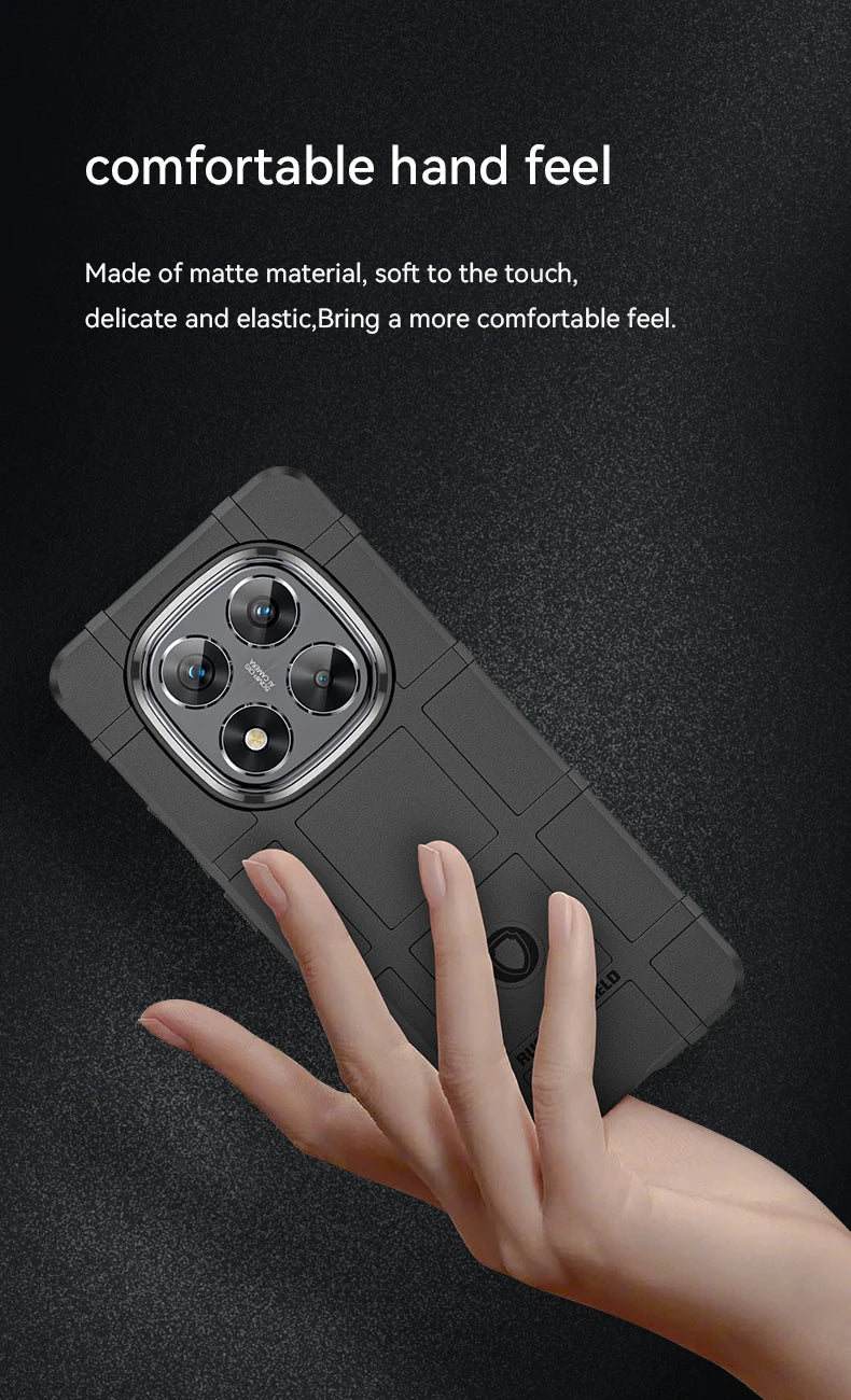 For Xiaomi Redmi Note 14 Pro Case Silicone Matte Rubber Protective Case Redmi Note 14 Pro Cover Anti-drop Case Redmi Note 14 Pro