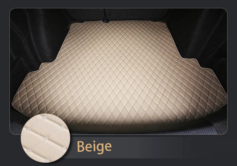 Car trunk mat for Infiniti Q50 Non-hybrid 2014 2015 cargo liner carpet interior accessories cover