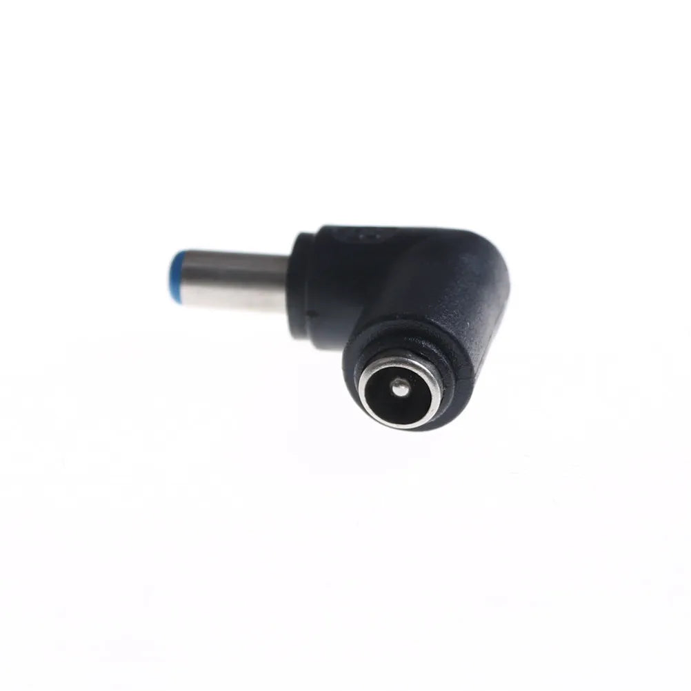 1/2pcs 90 Degree 5.5*2.1 Mm Male Jack To 5.5*2.1Mm Female Plug Right Angle Dc Power Connector Adapter Laptop
