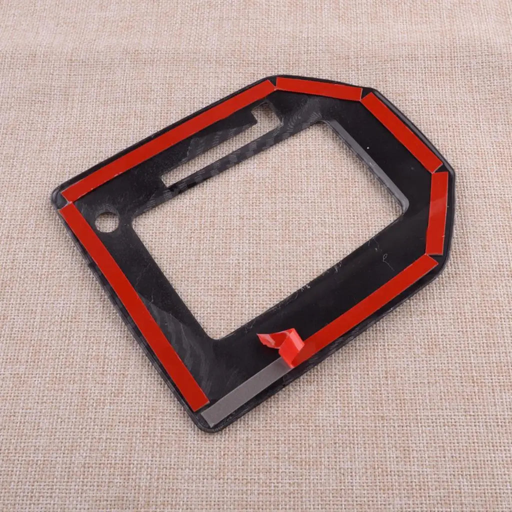 Car Interior Center Console Gear Shift Box Panel Trim Cover Carbon Fiber Style Plastic Fit for Subaru XV Crosstrek 2018-2021 LHD