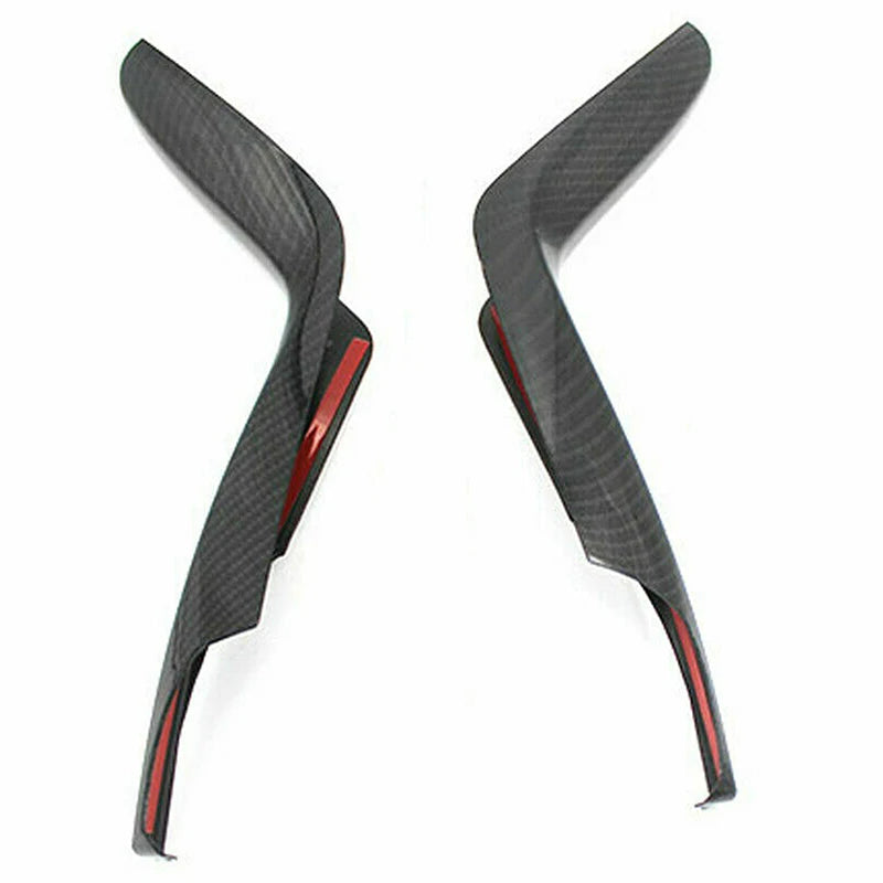 Car Interior Gear Shift Panel Strips Trim Sticker for Honda Civic 2016 2017 2018 2019 2020 2021 Carbon Fiber Look Accessories